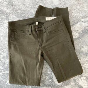 Rag & Bone Legging Skinny Jeans Army Green Size 27